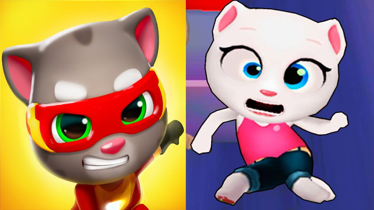 Talking Tom Hero Dash -  Tom vs Talking Angela Daily challenges - Android Gameplay