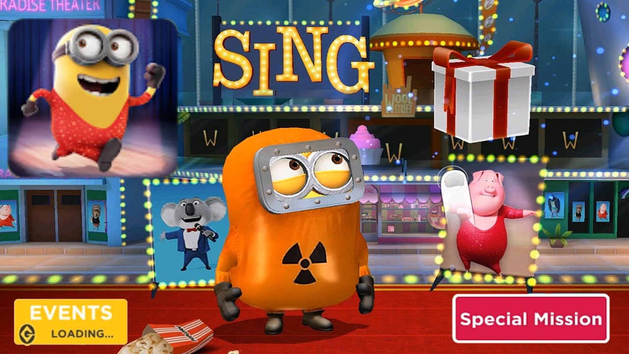 Hazmat Minion rush SING special mission PIGGY POWER gameplay pc android / funny game movie intro