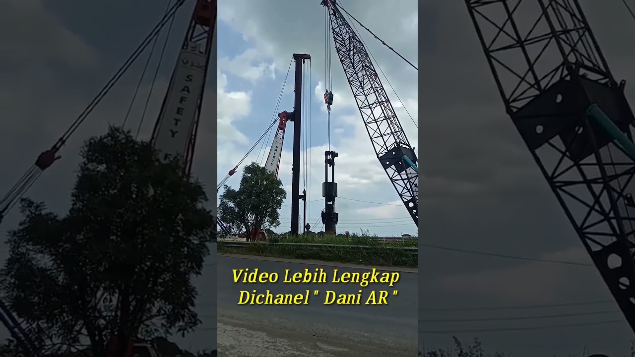 Proses Paku Bumi Jalan Tol Terasa Gempa #shortsviral #videokeren