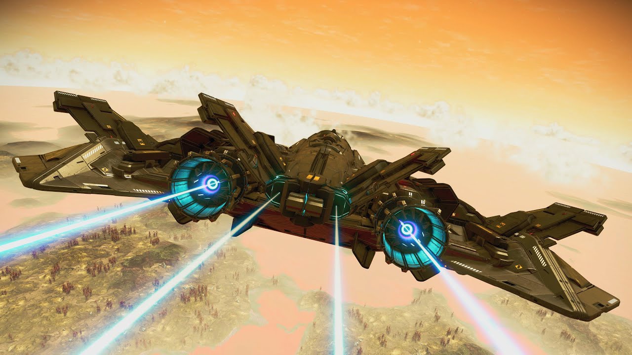 No man's Sky / build corvette 22 - Avion de chasse Maxi