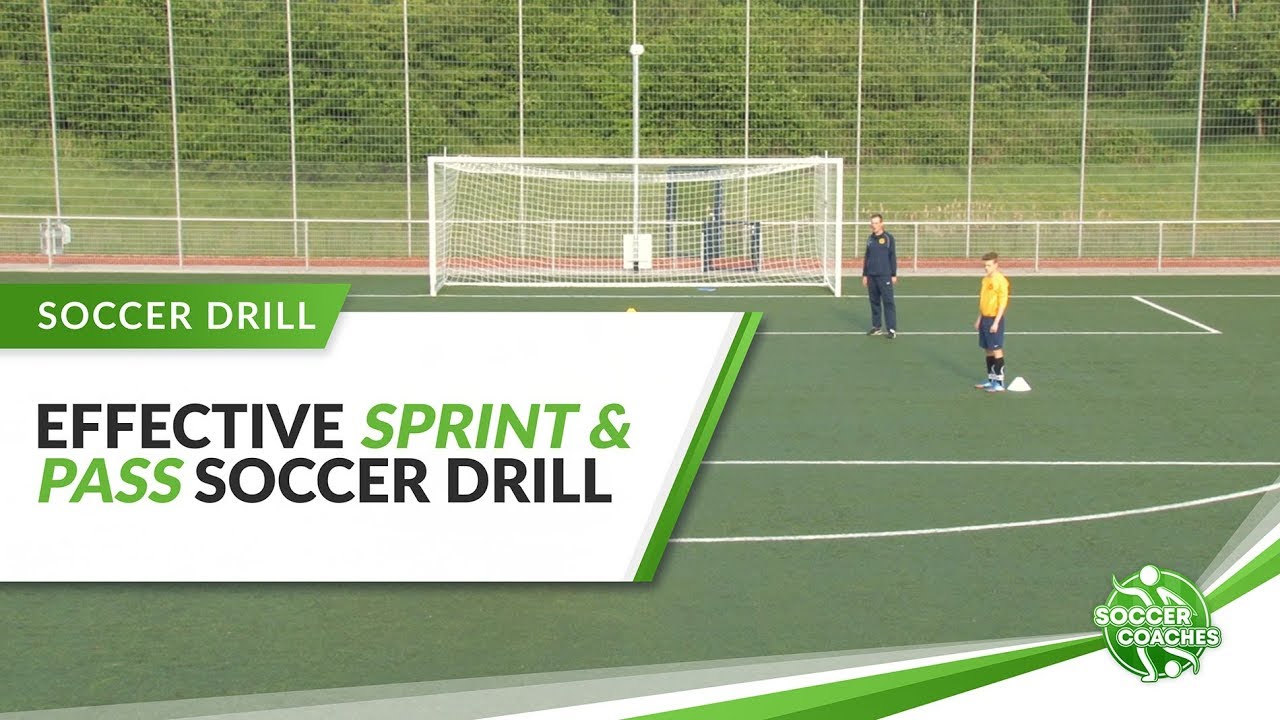Attacking Soccer | Sprint and Pass Soccer Drill