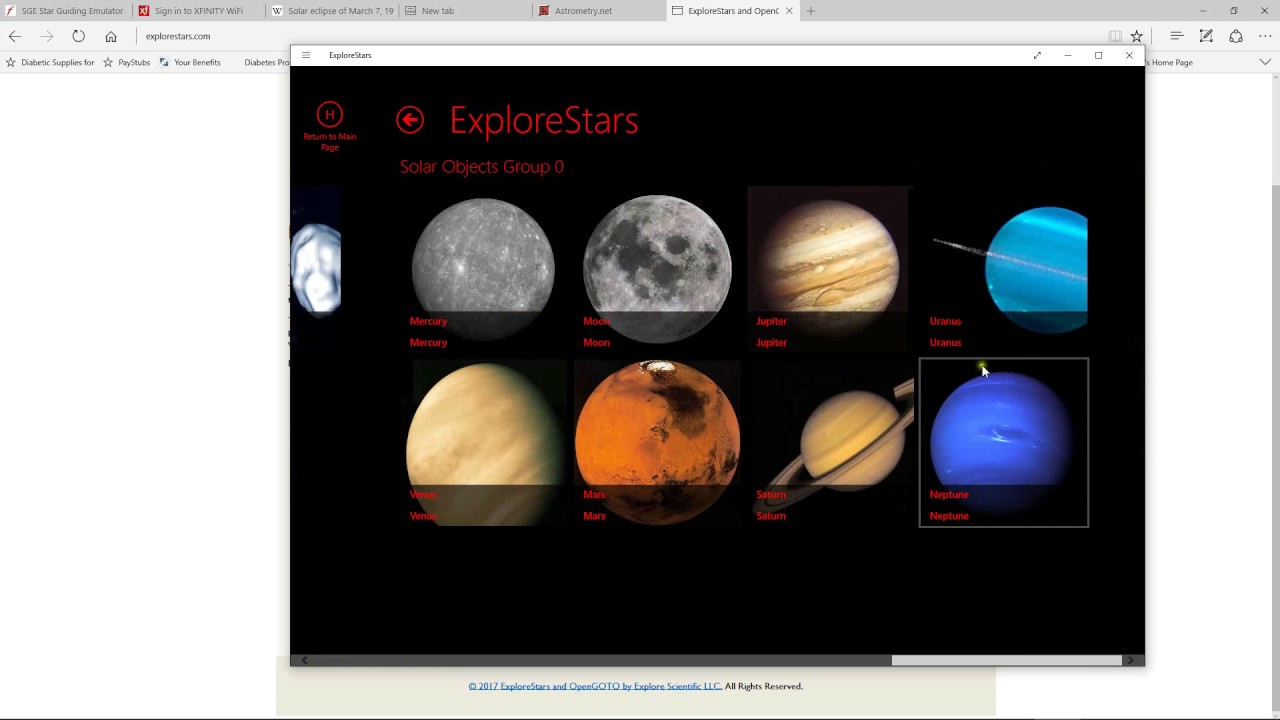 Как настроить и использовать ExploreStars (Windows)