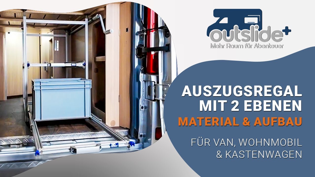 Schritt-für-Schritt: Outslide+® Heckauszug für deinen VAN & Camper (Einfache Montage leicht erklärt)