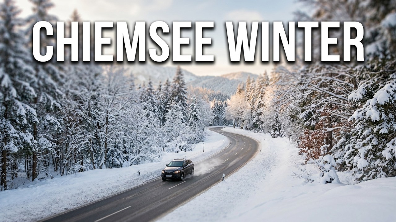 ❄️ Seebruck am Chiemsee ❄️ - ❄️ Seeon ❄️ Autofahrt | Bayern, Deutschland