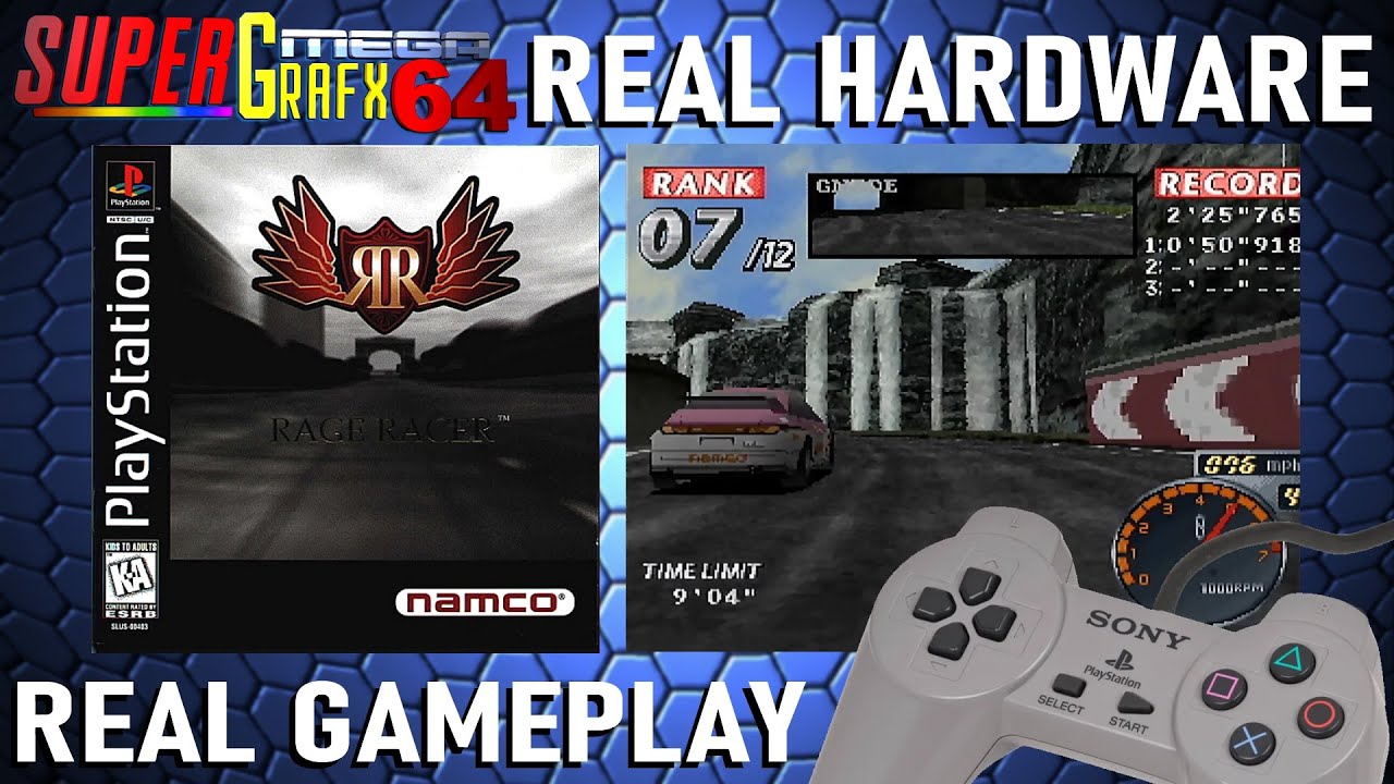 RAGE RACER - PS1 - REAL HARDWARE - REAL GAMEPLAY