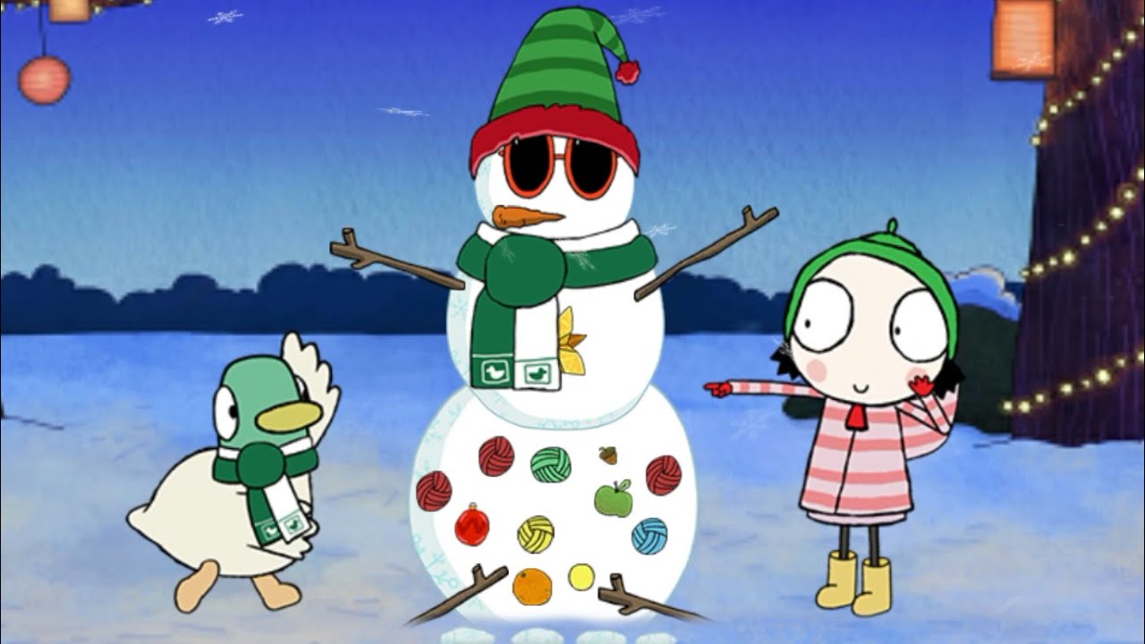 Sarah and Duck: Build a Snowman | CBeebies Games