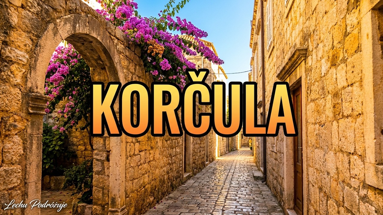 Korčula w listopadzie ,jak wygląda życie na wyspie 
