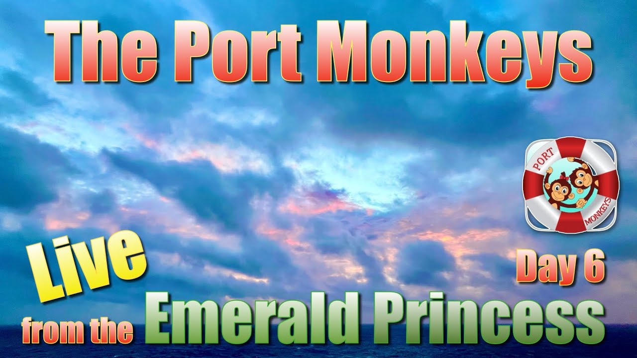 Выступление группы Port Monkeys в прямом эфире с борта Emerald Princess, день 6/16
