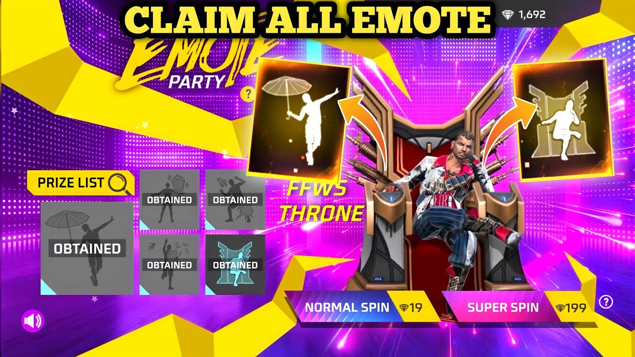 NEW EMOTE PARTY EVENT TODAY| FREE FIRE NEW EVENT| FF NEW EVENT TODAY| NEW FF EVENT| GARENA FREE FIRE