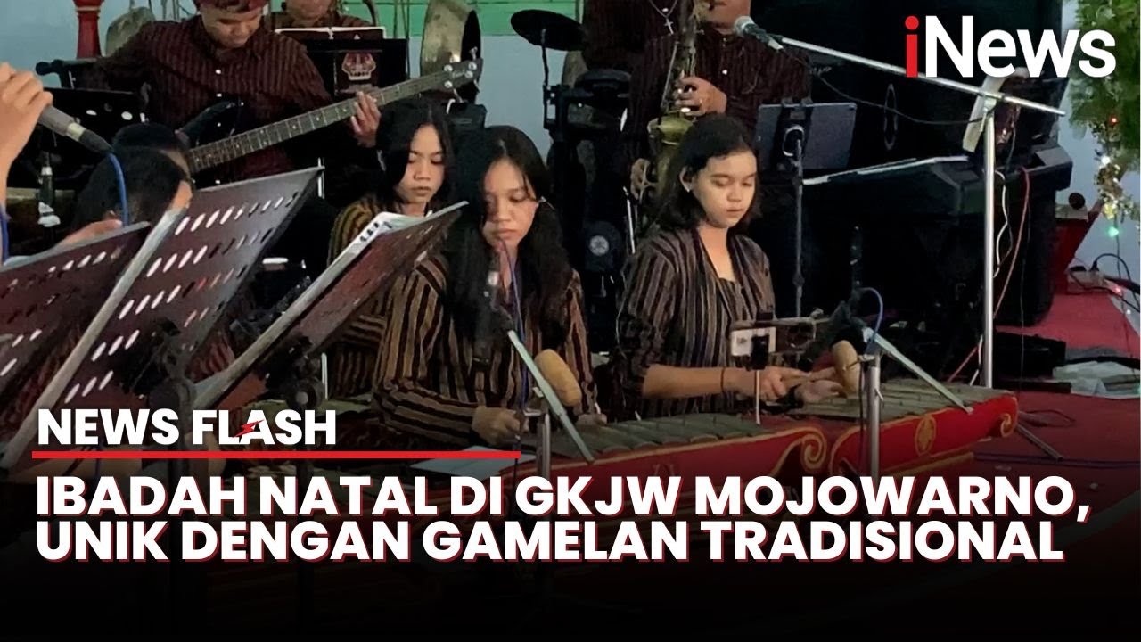 Ribuan Jemaat GKJW Jombang Rayakan Natal dengan Bahasa Jawa dan Gamelan | News Flash