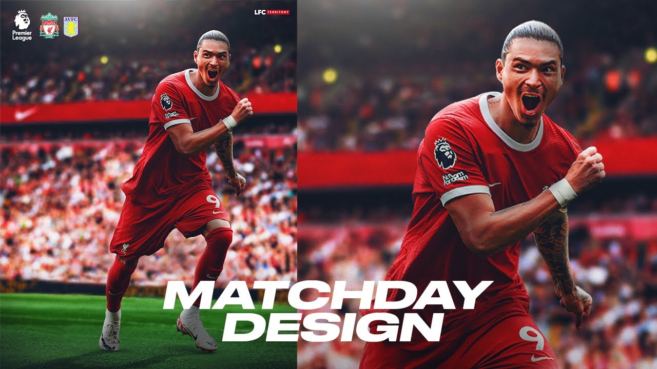 Дизайн футбольного матча! PHOTOSHOP | LFC против AVF 🔥