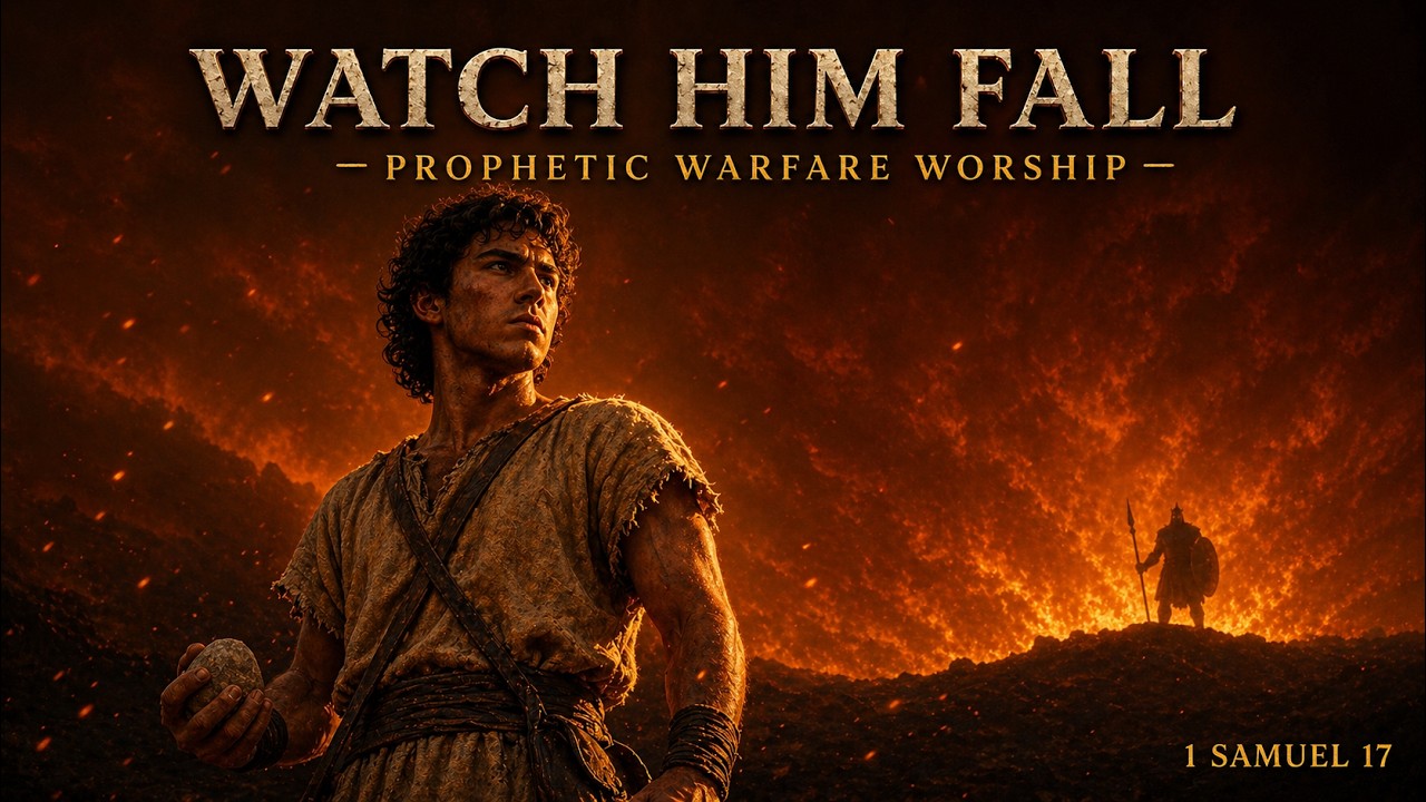 THIS GIANT WILL FALL (1 Samuel 17) – Prophetic Warfare Worship | Fire & Dominion