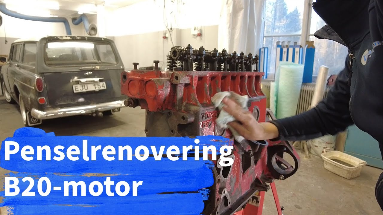 B20 makeover - plockar ur motorn och snyggar till den