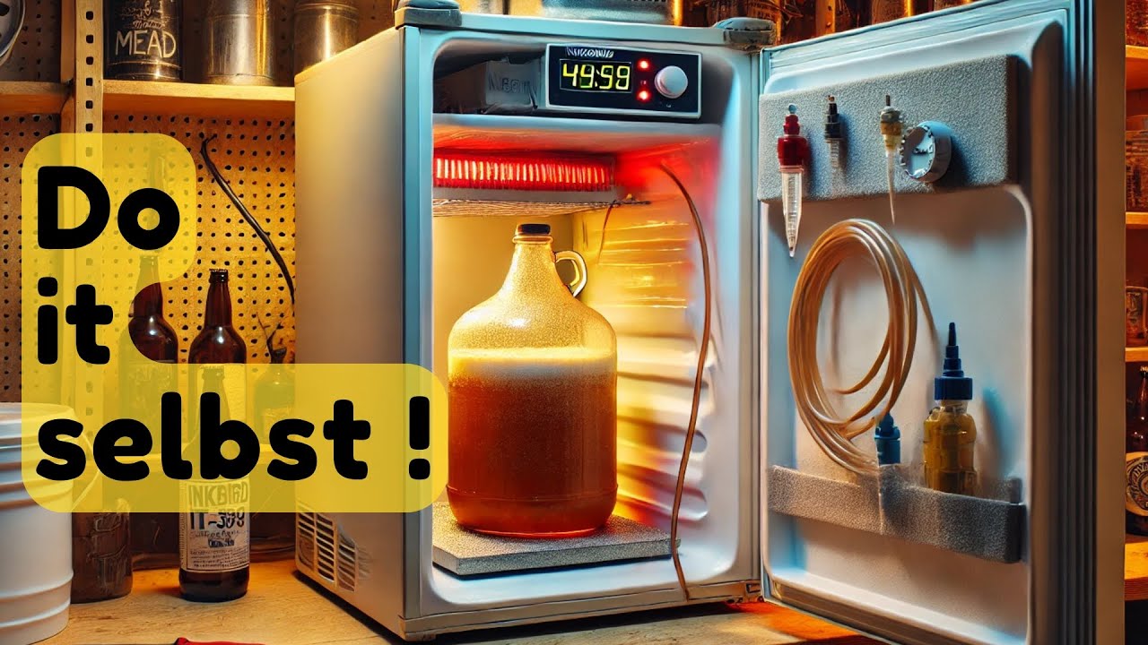 Temperatur-gesteuerten Gärschrank für Bier und Met günstig selber bauen !