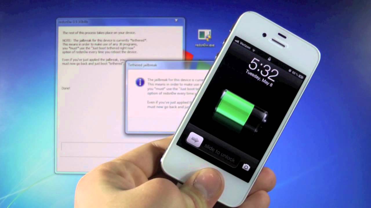 How To Jailbreak 5.1.1 iPhone 4/3Gs iPod 4G/3G & iPad - NEW Redsn0w 0.9.10b8b Semi Untethered
