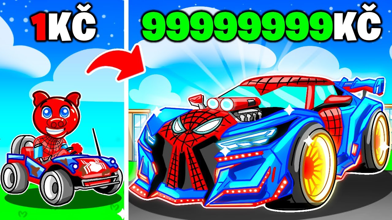 1 Kč vs 100,000,000 Kč SPIDER-MAN AUTO v GTA 5!