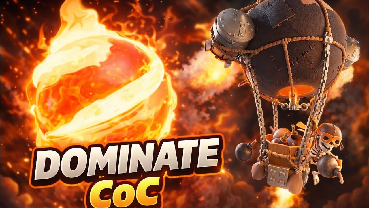 Fireball Attack TH15–TH17 | Easy 3 Star Strategy  (Clash of Clans) 🔥🔥