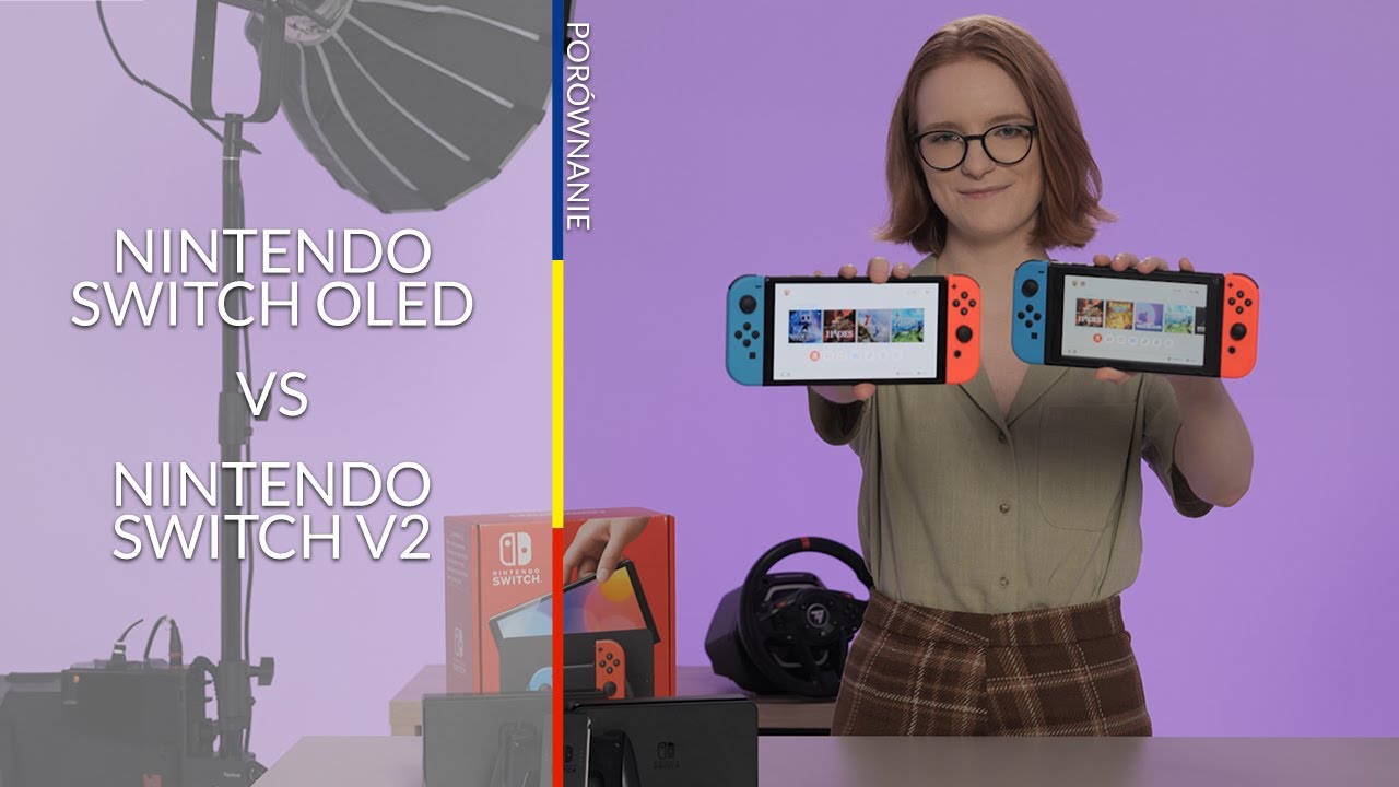 Nintendo Switch OLED vs Nintendo Switch v2 &ndash; por&oacute;wnanie &ndash; RTV EURO AGD