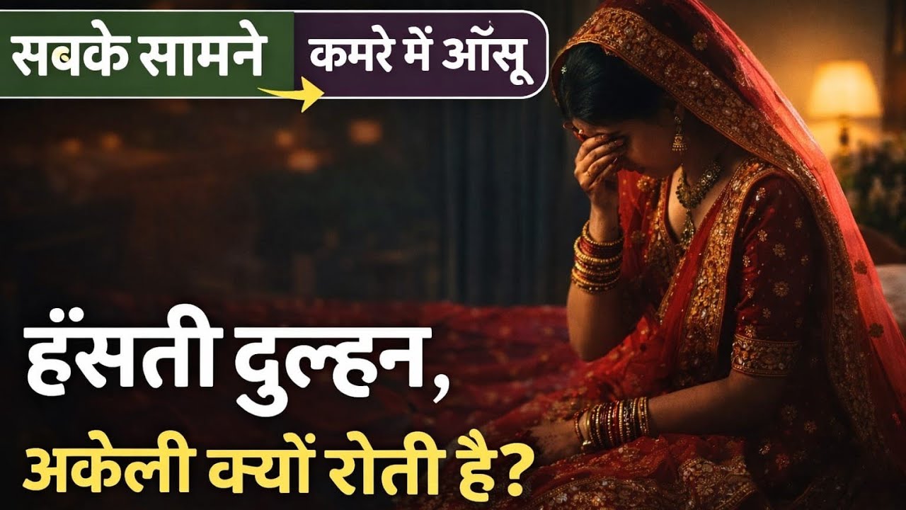 सबके बीच हँसती दुल्हन, कमरे में अकेली क्यों रोती है? |😭😊 Emotional Hindi Story