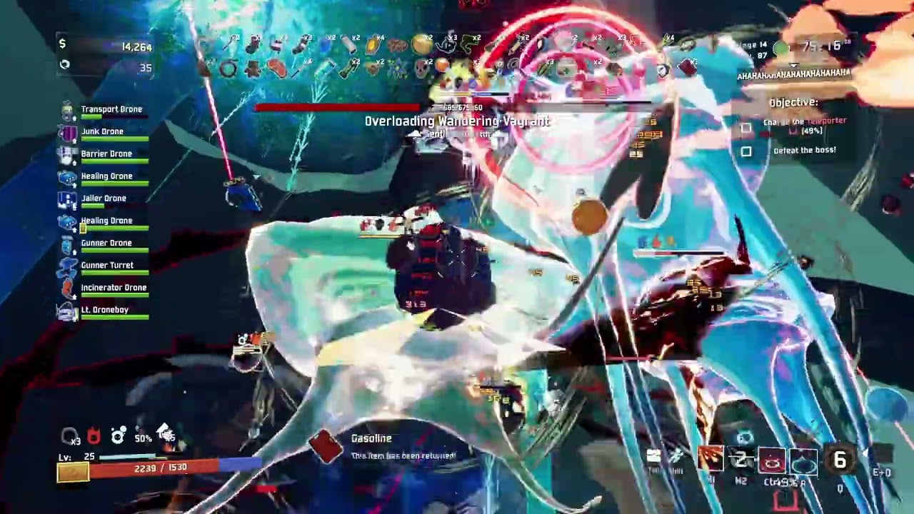 Risk of Rain 2: Stage 14 - Overloading Wandering Vagrant