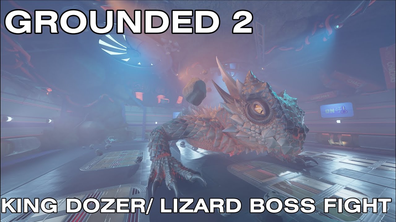 GROUNDED 2 KING DOZER/LIZARD BOSS FIGHT | Also recipe location