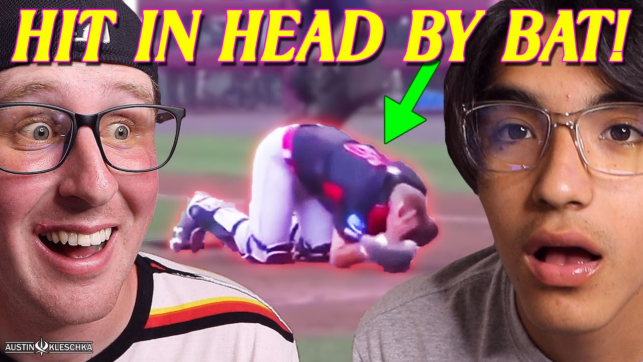 LIL KERSH REACTS TO VIRAL BASEBALL VIDEOS WITH ME!