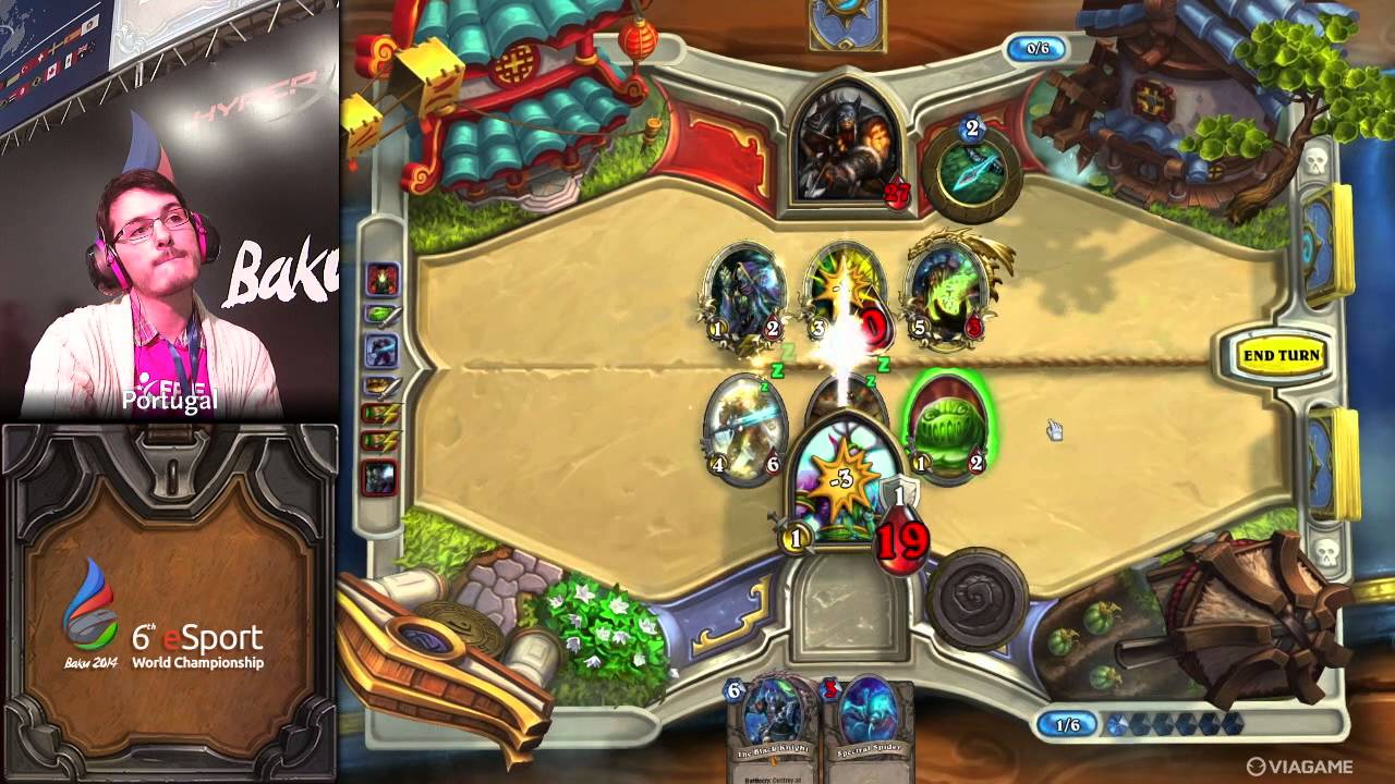 The 6th e-Sports World Championship Baku 2014 - Hearthstone Group C Portugal vs Romania 1