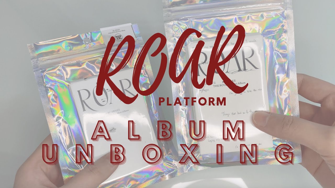 [DEOBILOG / 더비로그] THE B LOG | ROAR PLATFORM ALBUM UNBOXING