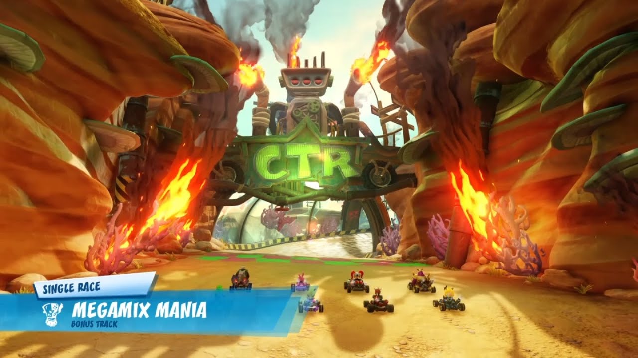 Crash Team Racing Nitro Fueled online races #32 - But w/ F-zero Music