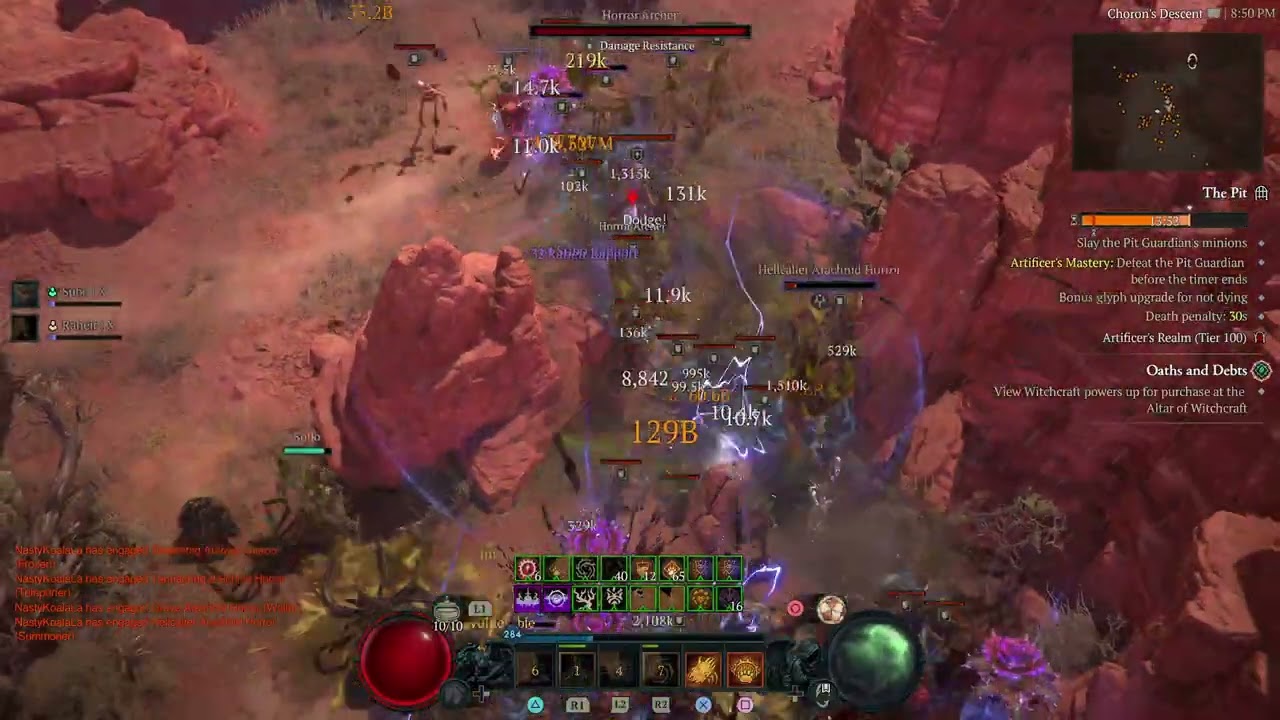 Diablo IV || Cataclysm Druid vs Pit 100 Maxroll IBoilerUp Build