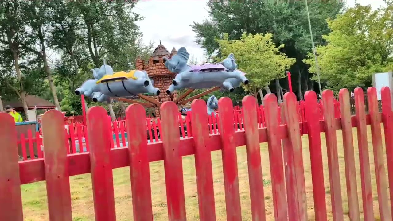 Pleasurewood Hills Express Ride POV At Pleasurewood Hills