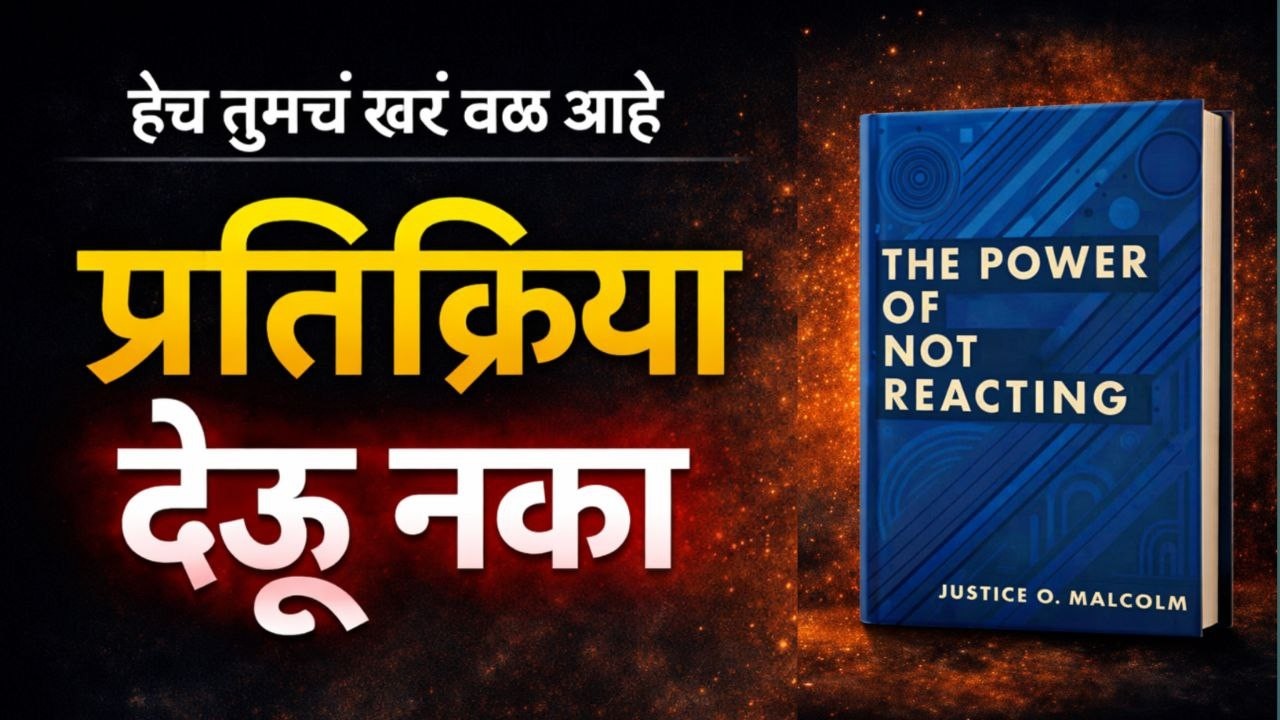 Power of Not Reacting | प्रतिक्रिया न देण्याची शक्ती | Justice O. Malcolm Marathi Book Summary