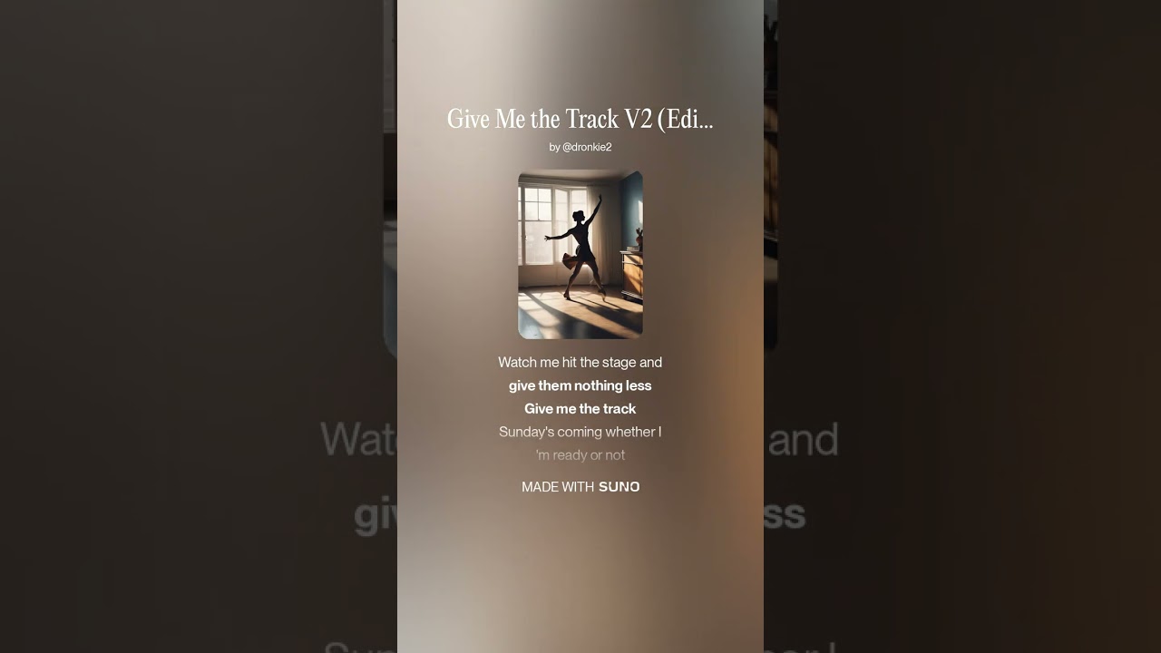 Give Me the Track V2 Edit