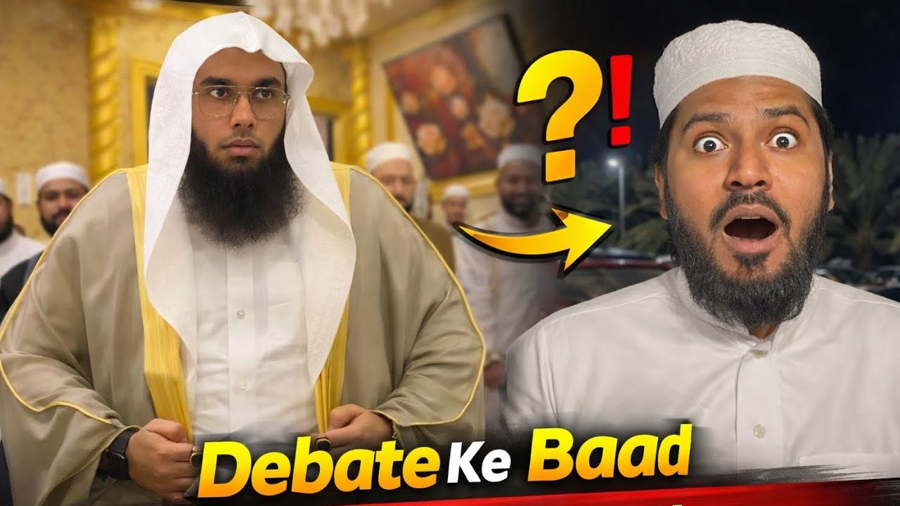 AFTER DEBATE MUFTI SHAMAIL SE SAUDI ARABIA ME MULAKAAT 😮🇸🇦🇮🇳