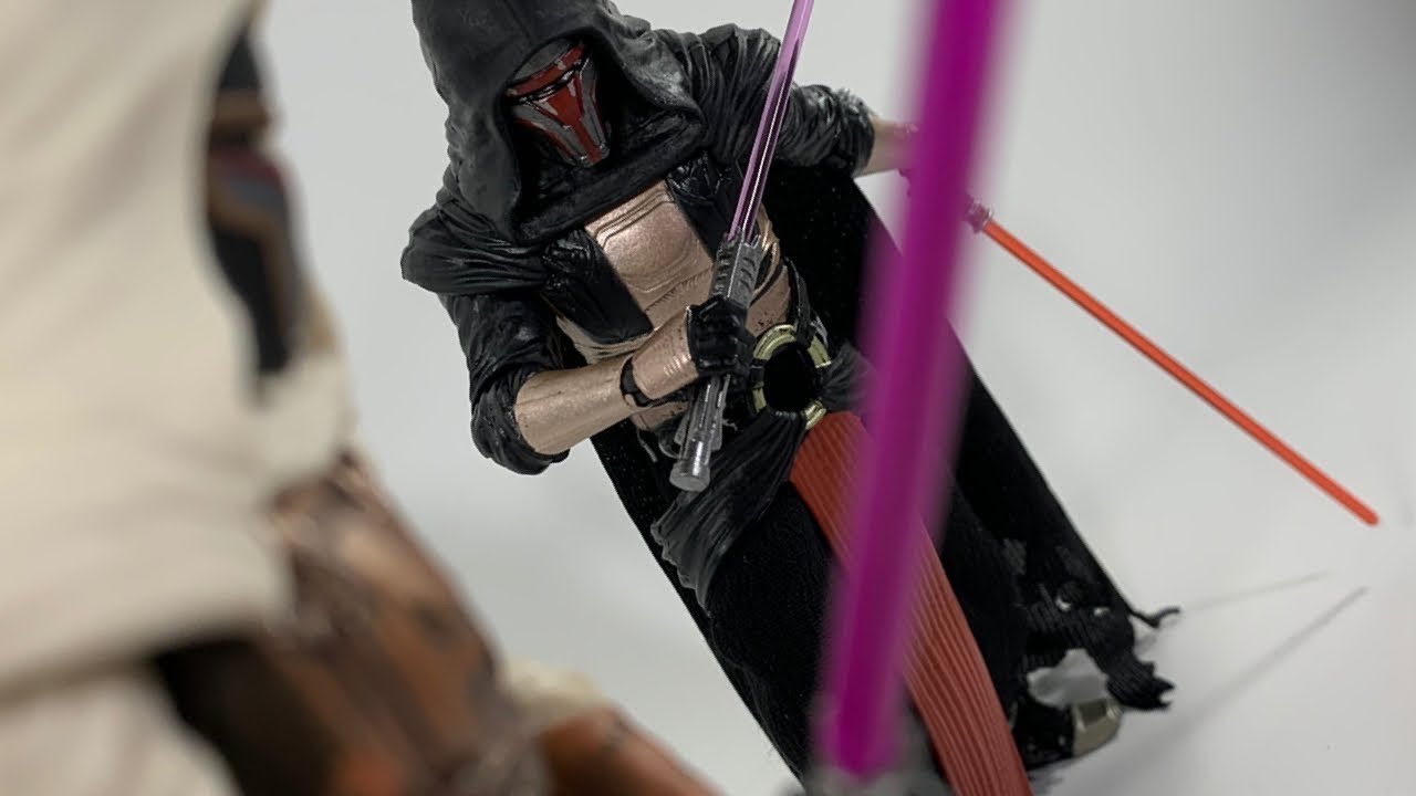 Star Wars Black Series Darth Revan & Jedi Knight Revan Comparison