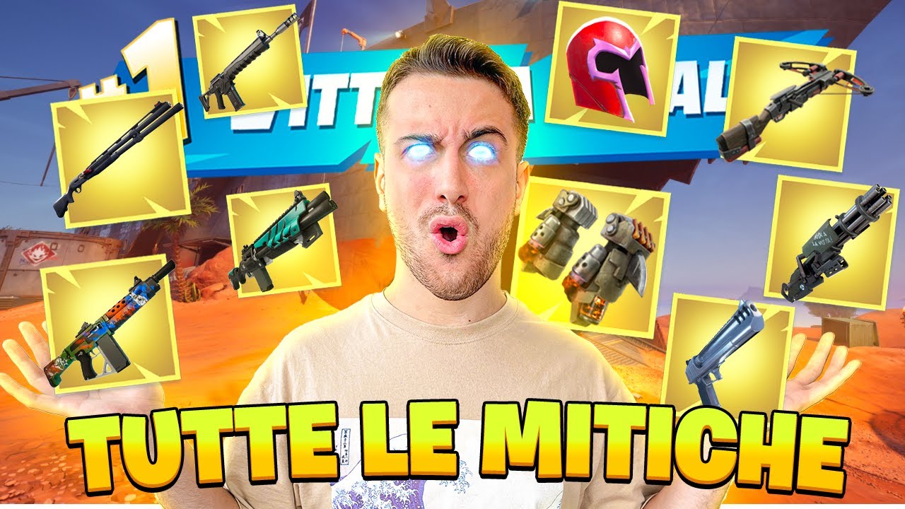 Prendo TUTTE le Armi MITICHE in 1 PARTITA e VINCO! Stagione 3 Capitolo 5 Fortnite ITA!
