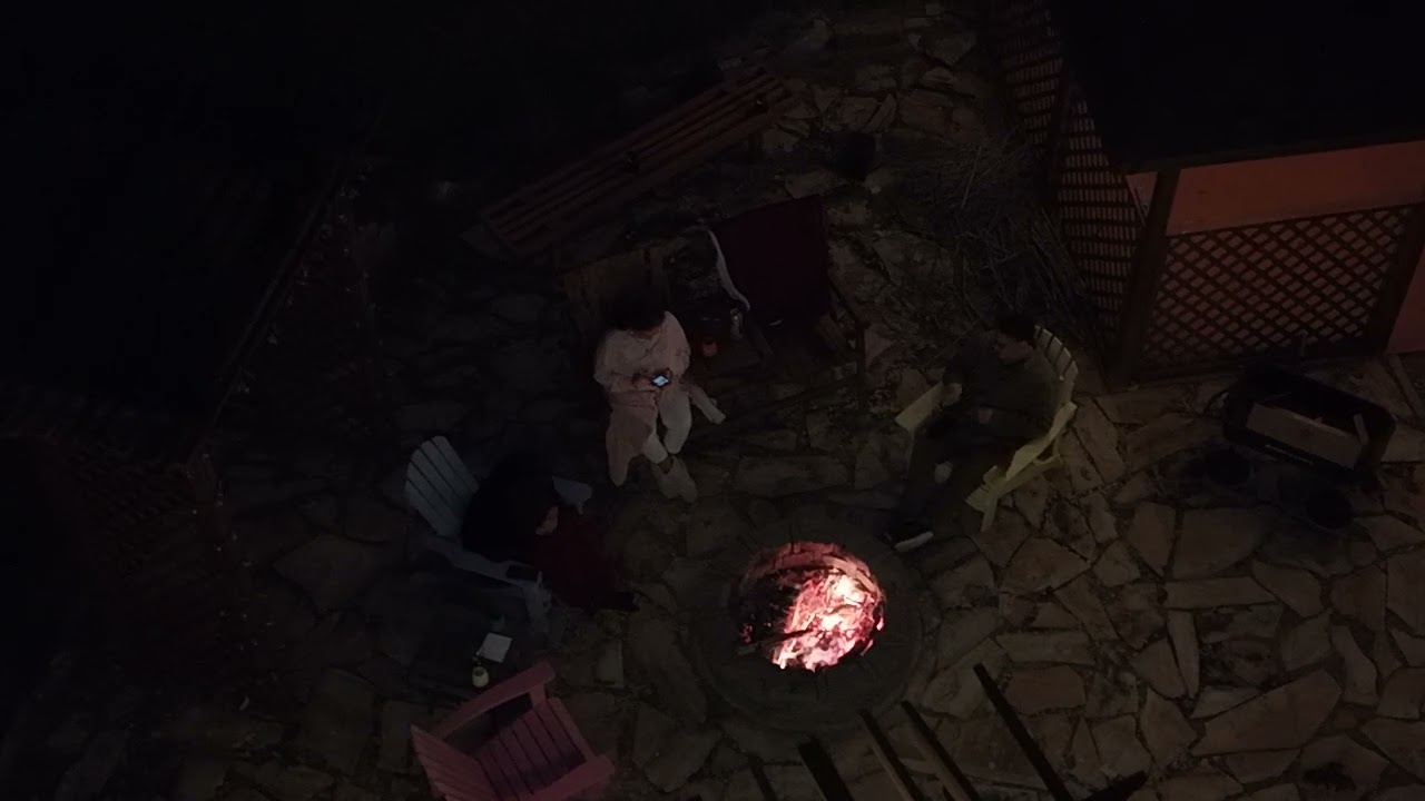 Unedited DJI night flight fireworks