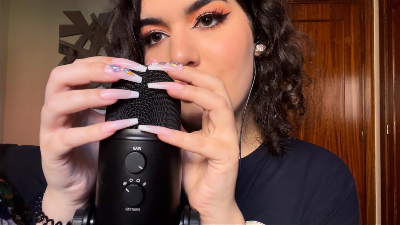 ASMR Mic Scratching, Toco Tu Carita, Mouth Sounds 🌙
