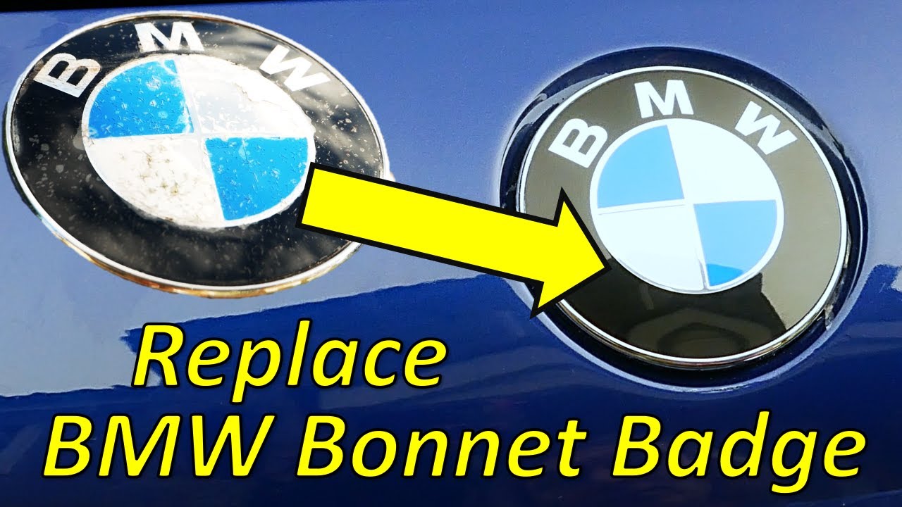 Замена значка BMW на капоте // Как снять значок BMW с капота