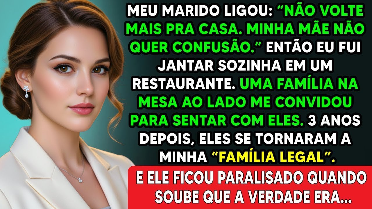 Meu marido disse  “Não volte pra casa ” 5 anos depois, eu casei… e ele viu tudo