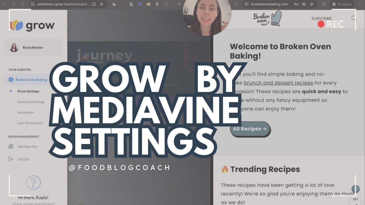 Как я использую Grow от Mediavine в своем кулинарном блоге