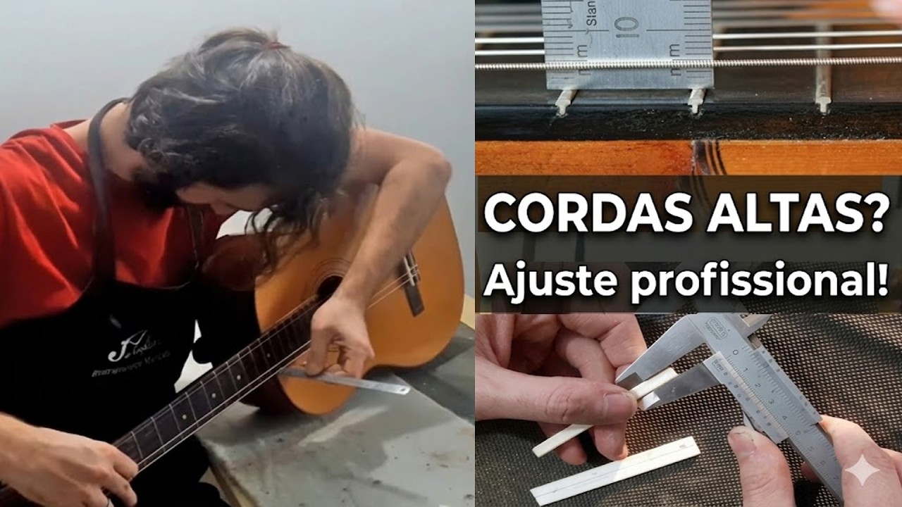 MUDAR ALTURA DAS CORDAS DO VIOLÃO COM MICROAFINAÇÃO?