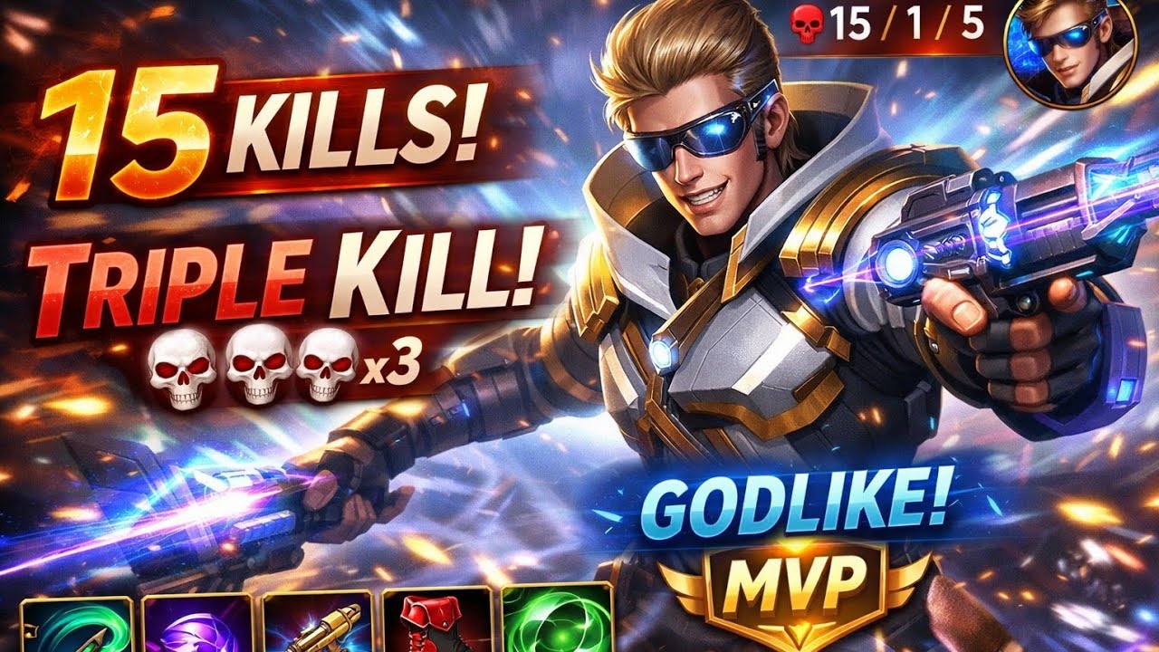 15kill gameplay | Natan late game ka king👑 | moba legend gameplay 
