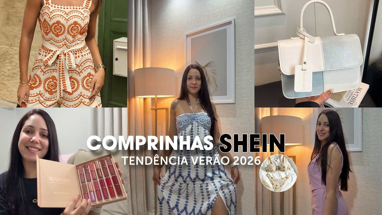 MELHORES LOOKS E ACESSÓRIOS DA SHEIN ✨ Tendências Verão 2026 + Provador | Recebidos SHEIN 