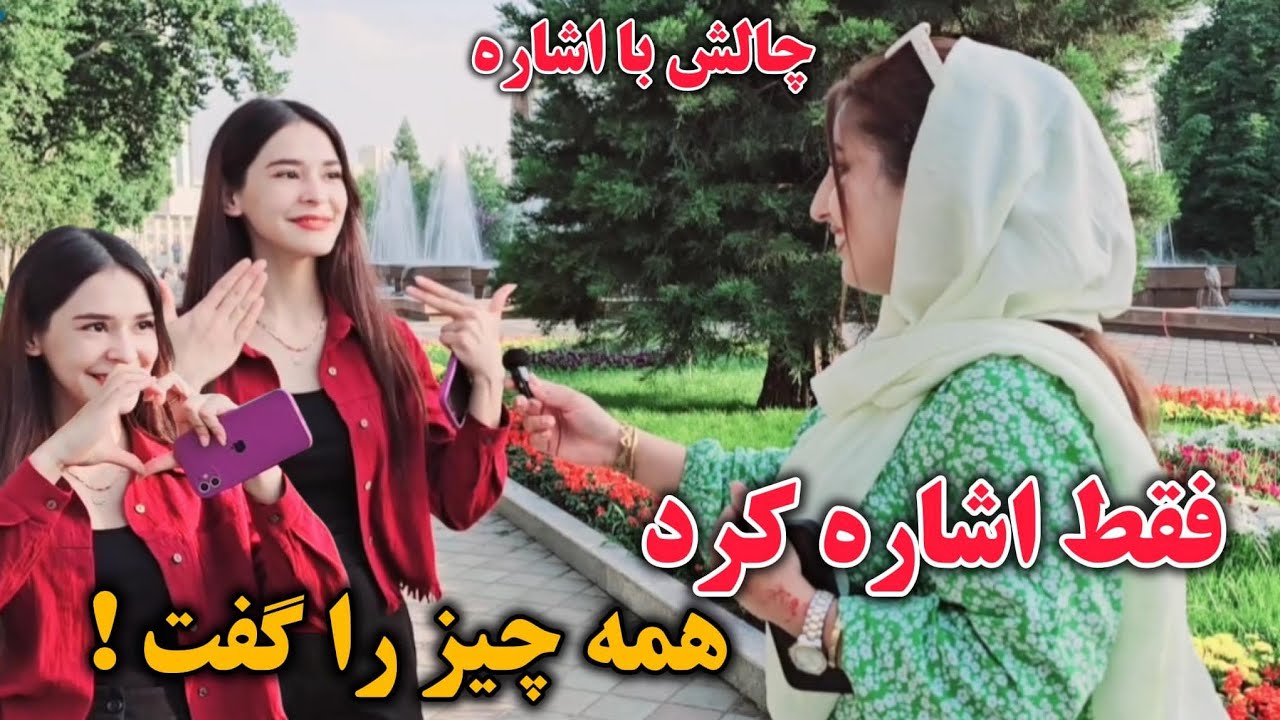 Sign language challenge/بازی جالب حرف زدن با اشاره