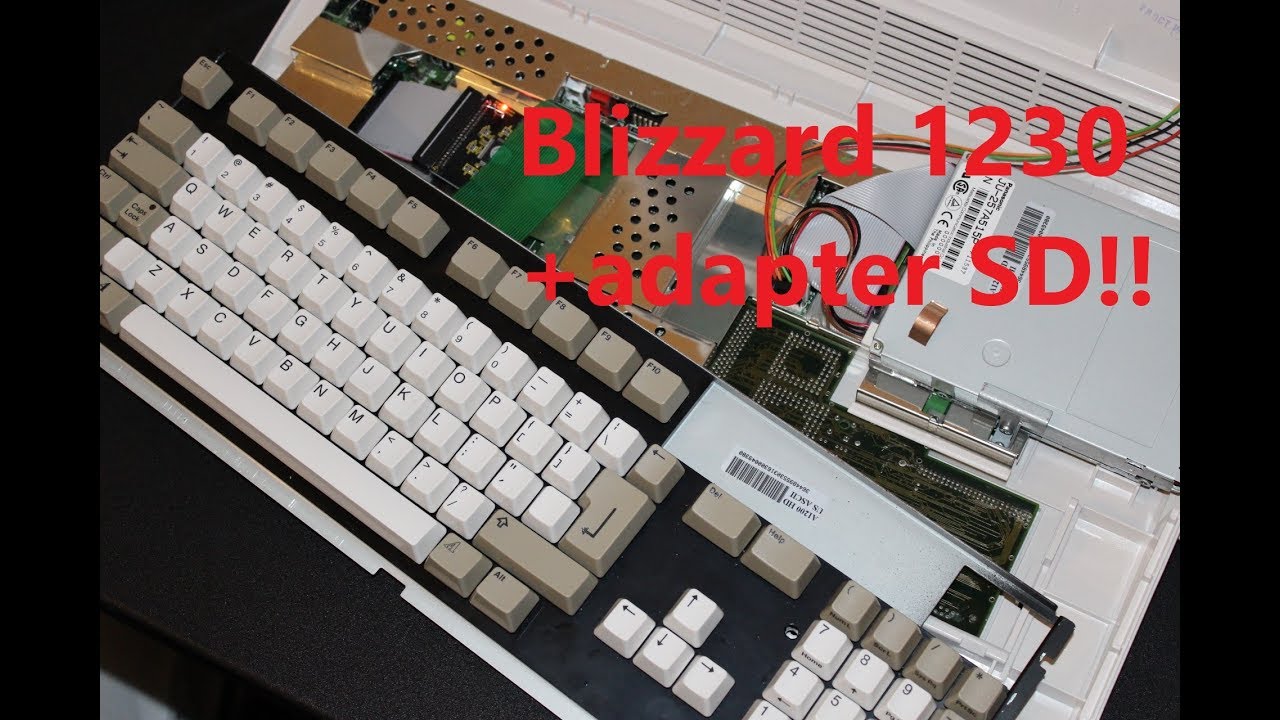 Blizzard 1230 + adapter SD = moja Amiga 1200!