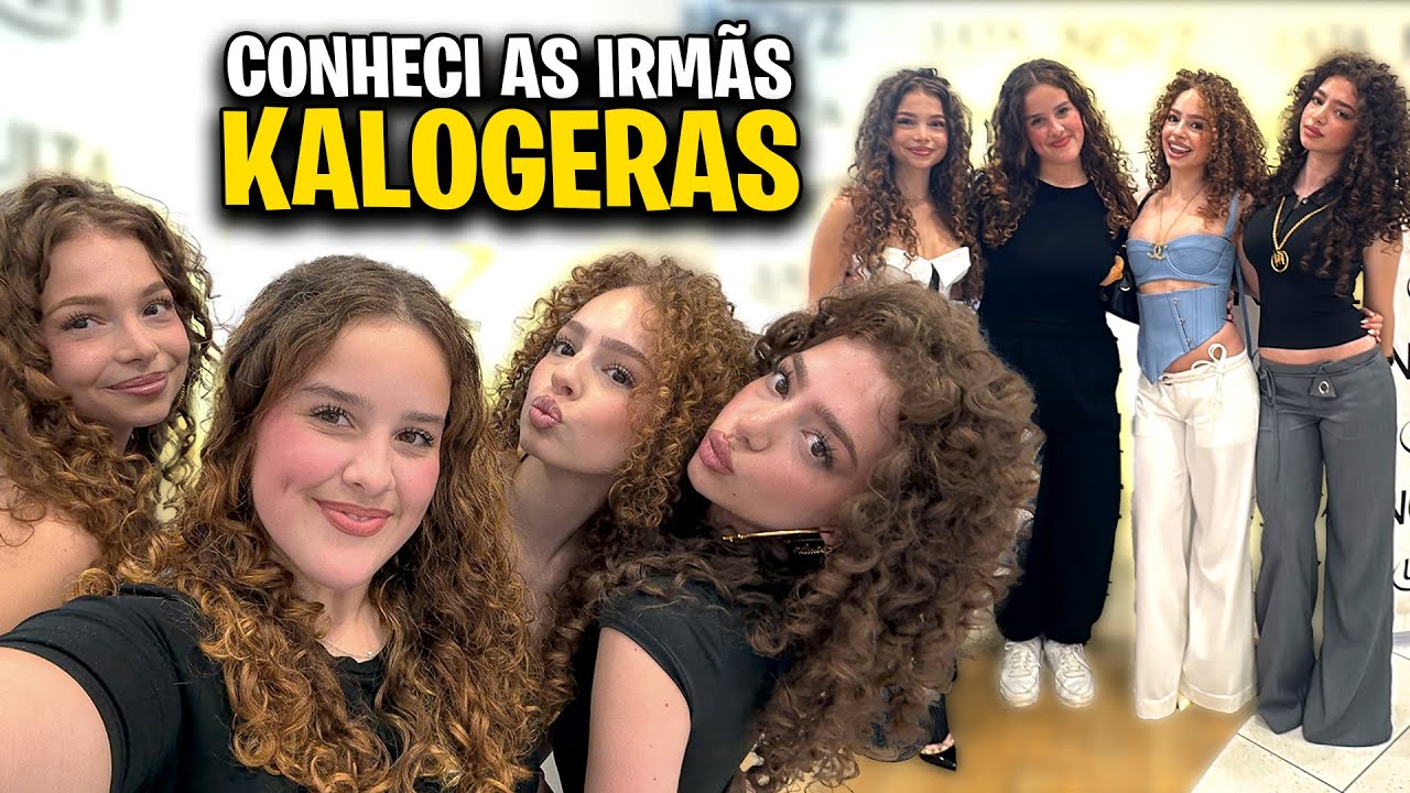 REALIZEI MEU MAIOR SONHO CONHECENDO AS IRMÃS KALOGERAS!!!