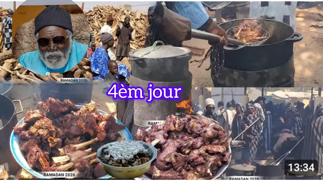 Temps fort  4ème Jour Ndogou Khalif General Des Baye Fall Dimanche 22 Février 2026 Touba 