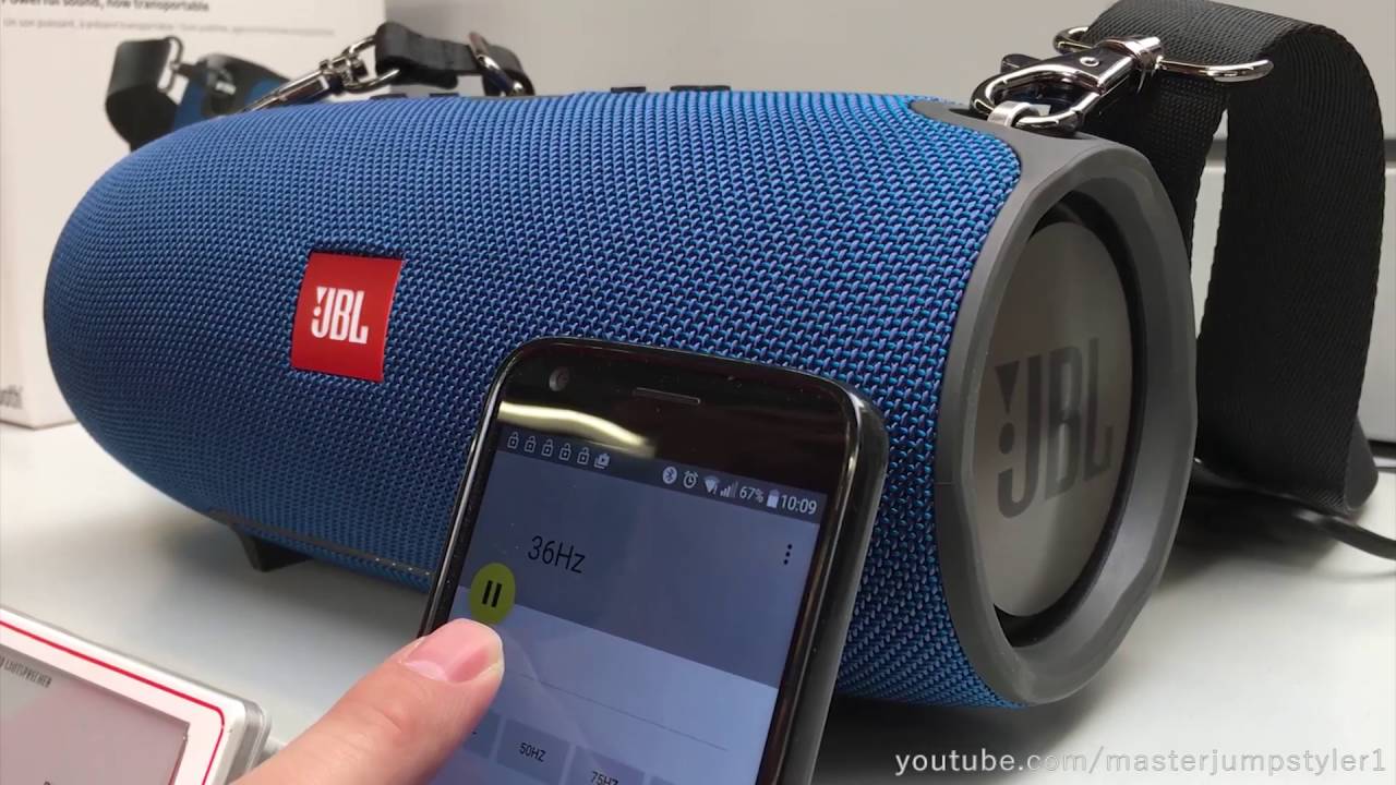 JBL XTREME BLUE // Frequency - Test [BASS-SECTOR]
