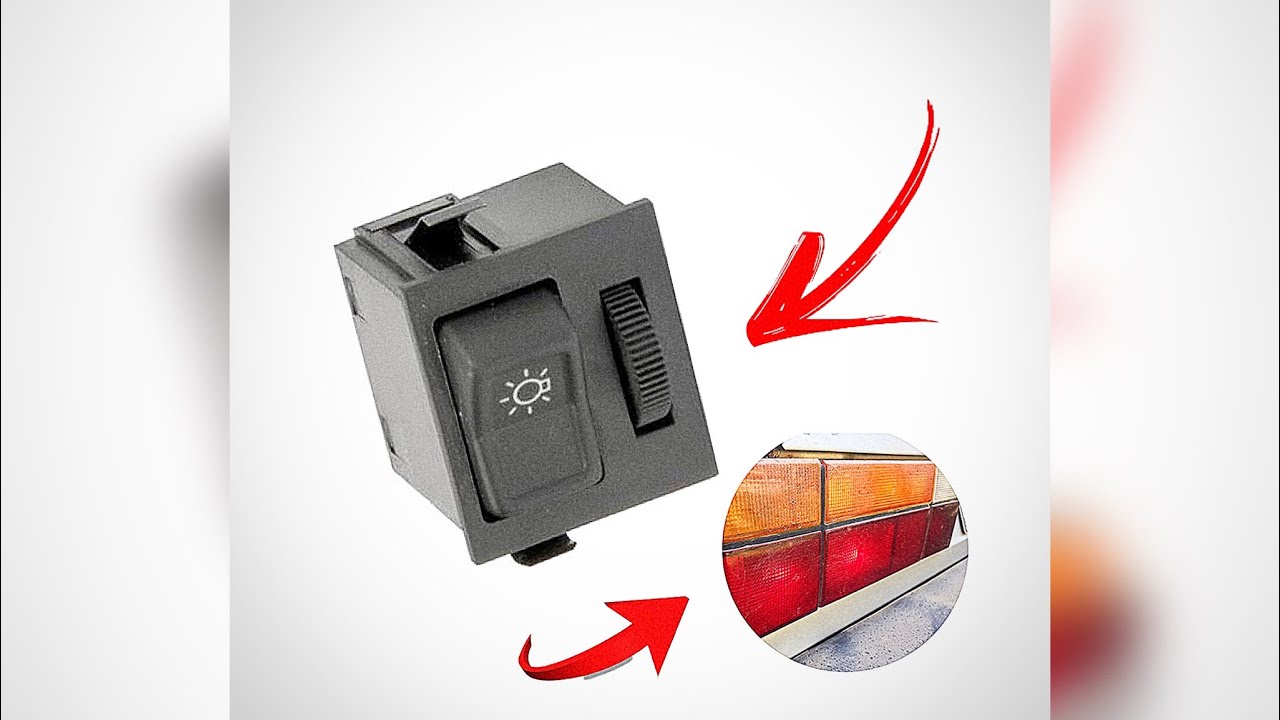 Arrumando o botão com mal contato do farol (interruptor) do Gol quadrado , lanterna não acende!